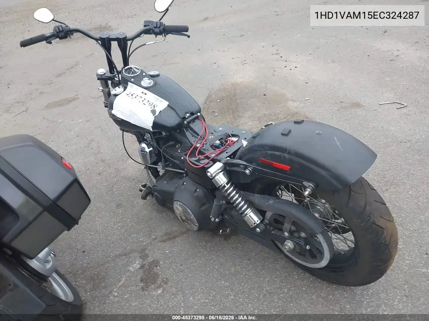 2014 Harley-Davidson Fxdbp Dyna Street Bob VIN: 1HD1VAM15EC324287 Lot: 45373298