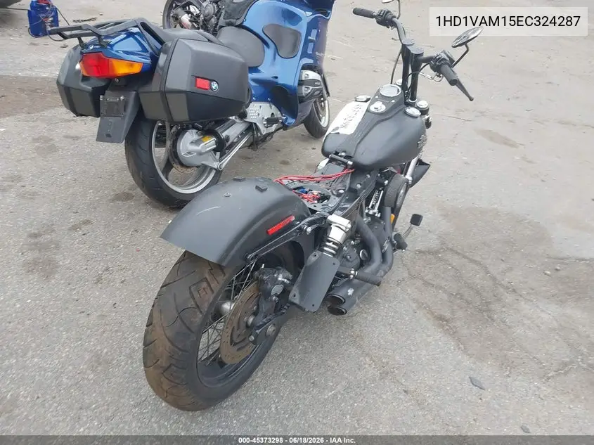2014 Harley-Davidson Fxdbp Dyna Street Bob VIN: 1HD1VAM15EC324287 Lot: 45373298