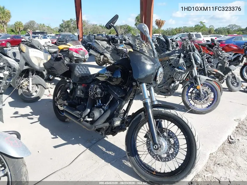 2015 Harley-Davidson Fxdb Dyna Street Bob VIN: 1HD1GXM11FC323376 Lot: 45452328
