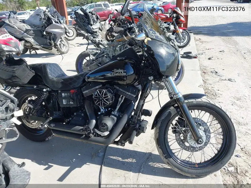 2015 Harley-Davidson Fxdb Dyna Street Bob VIN: 1HD1GXM11FC323376 Lot: 45452328