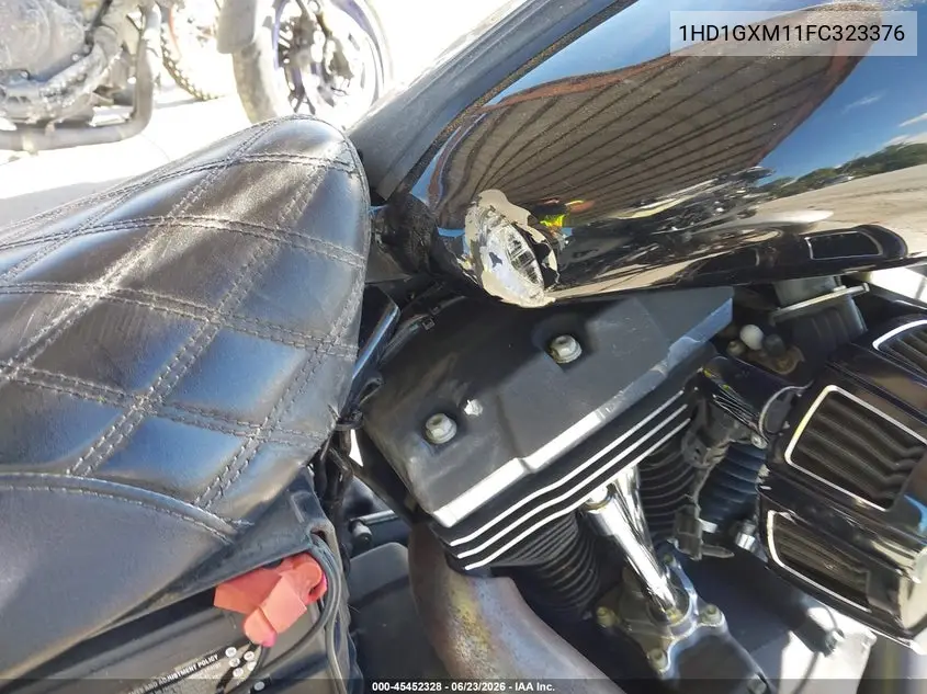 2015 Harley-Davidson Fxdb Dyna Street Bob VIN: 1HD1GXM11FC323376 Lot: 45452328