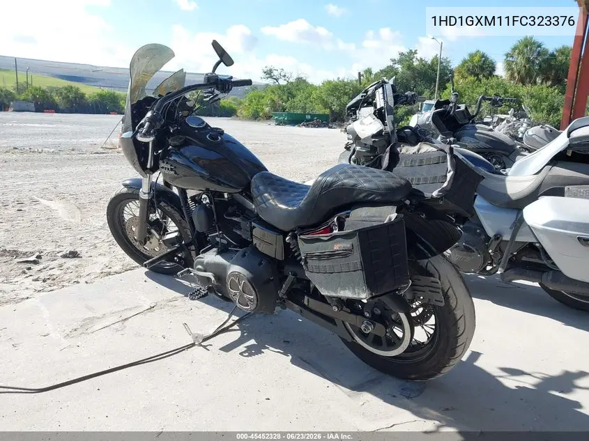2015 Harley-Davidson Fxdb Dyna Street Bob VIN: 1HD1GXM11FC323376 Lot: 45452328