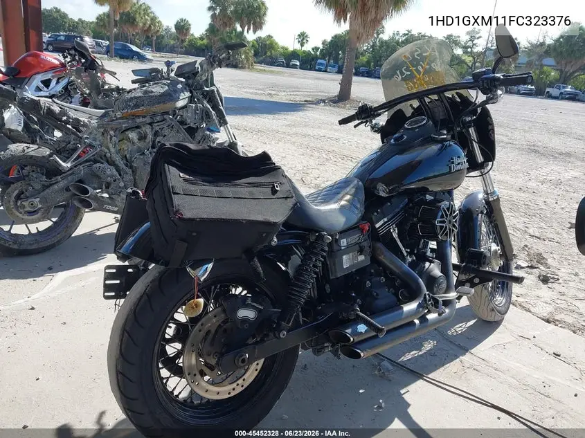 2015 Harley-Davidson Fxdb Dyna Street Bob VIN: 1HD1GXM11FC323376 Lot: 45452328