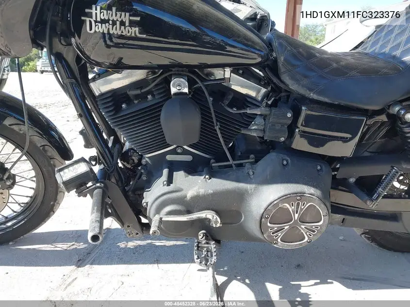 2015 Harley-Davidson Fxdb Dyna Street Bob VIN: 1HD1GXM11FC323376 Lot: 45452328