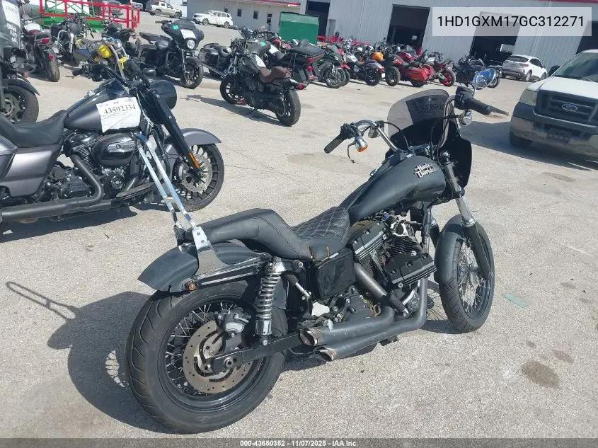 2016 Harley-Davidson Fxdb Dyna Street Bob VIN: 1HD1GXM17GC312271 Lot: 43650352