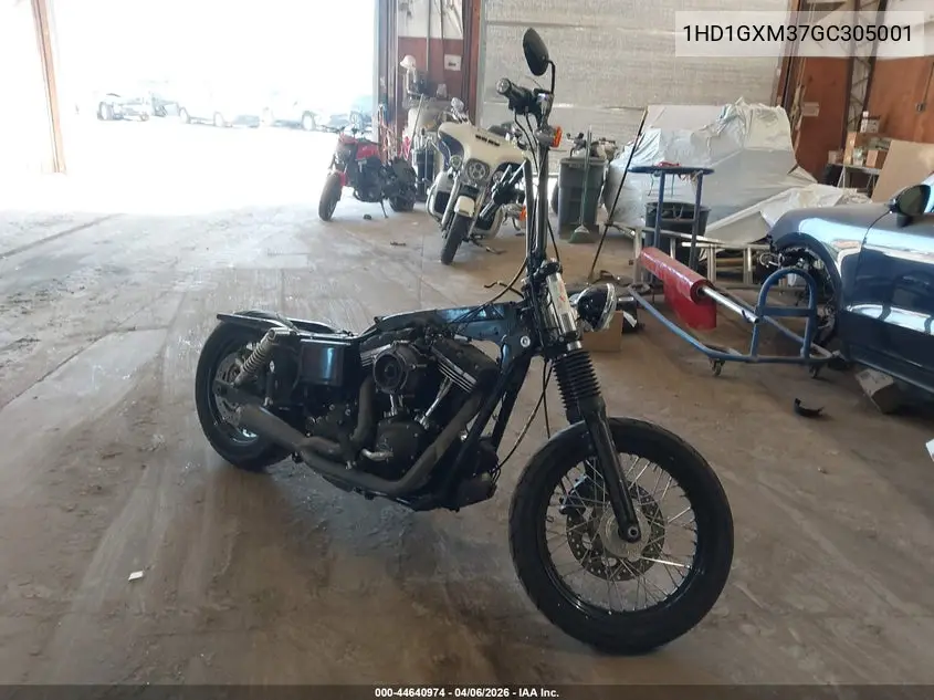 2016 Harley-Davidson Fxdb Dyna Street Bob VIN: 1HD1GXM37GC305001 Lot: 44640974