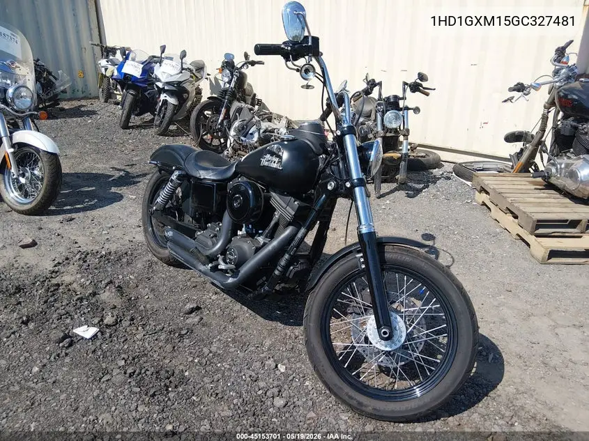 2016 Harley-Davidson Fxdb Dyna Street Bob VIN: 1HD1GXM15GC327481 Lot: 45153701