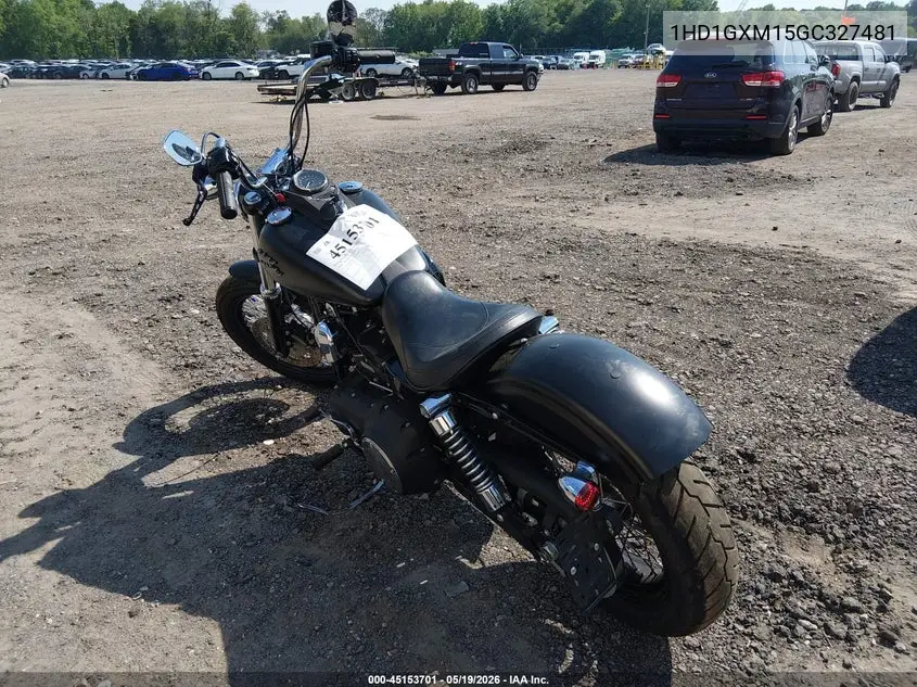 2016 Harley-Davidson Fxdb Dyna Street Bob VIN: 1HD1GXM15GC327481 Lot: 45153701