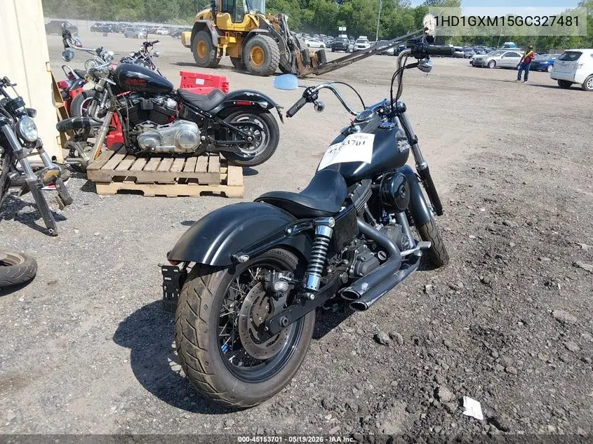 2016 Harley-Davidson Fxdb Dyna Street Bob VIN: 1HD1GXM15GC327481 Lot: 45153701