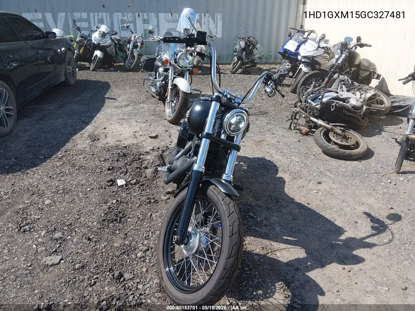 2016 Harley-Davidson Fxdb Dyna Street Bob VIN: 1HD1GXM15GC327481 Lot: 45153701