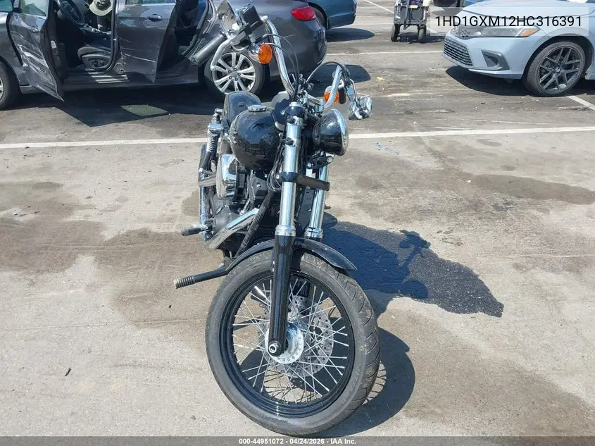 2017 Harley-Davidson Fxdb Dyna Street Bob VIN: 1HD1GXM12HC316391 Lot: 44951072
