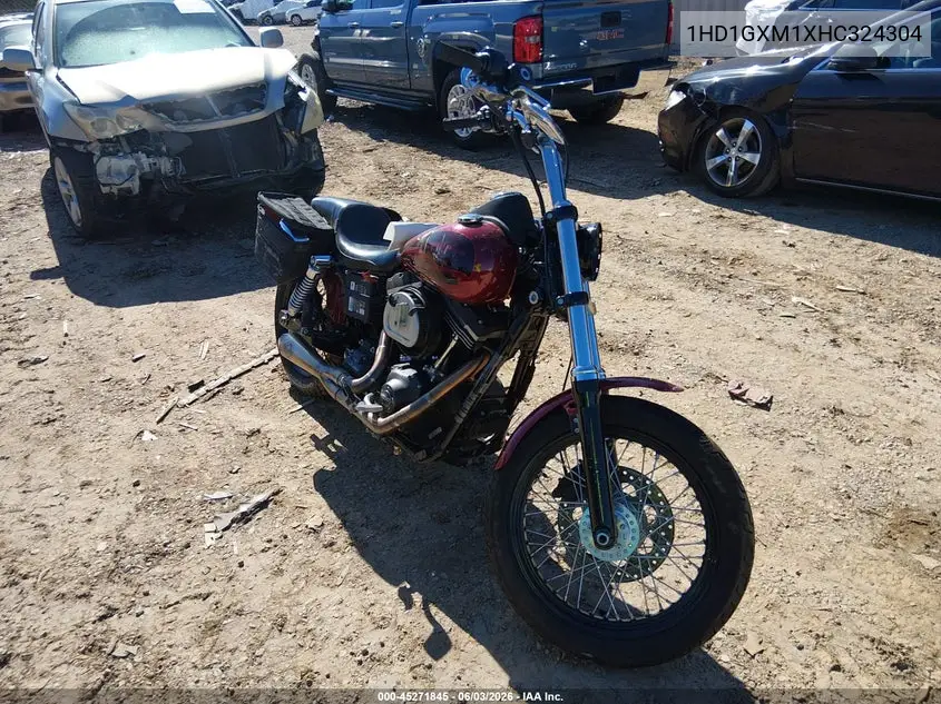 2017 Harley-Davidson Fxdb Dyna Street Bob VIN: 1HD1GXM1XHC324304 Lot: 45271845