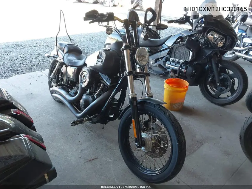 2017 Harley-Davidson Fxdb Dyna Street Bob VIN: 1HD1GXM12HC320165 Lot: 45549771