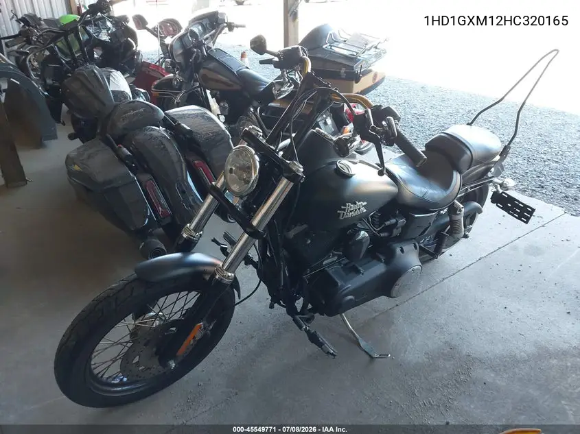2017 Harley-Davidson Fxdb Dyna Street Bob VIN: 1HD1GXM12HC320165 Lot: 45549771