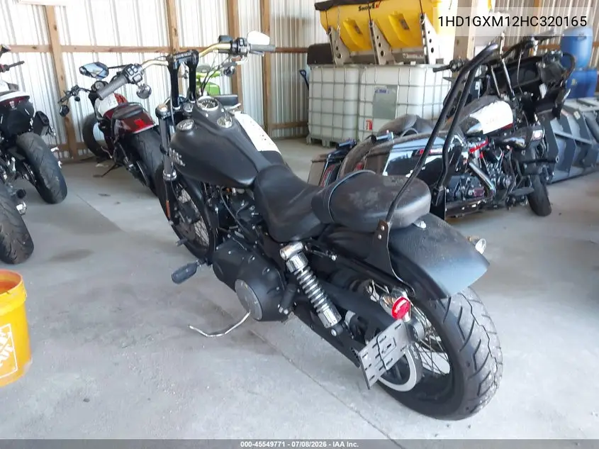 2017 Harley-Davidson Fxdb Dyna Street Bob VIN: 1HD1GXM12HC320165 Lot: 45549771