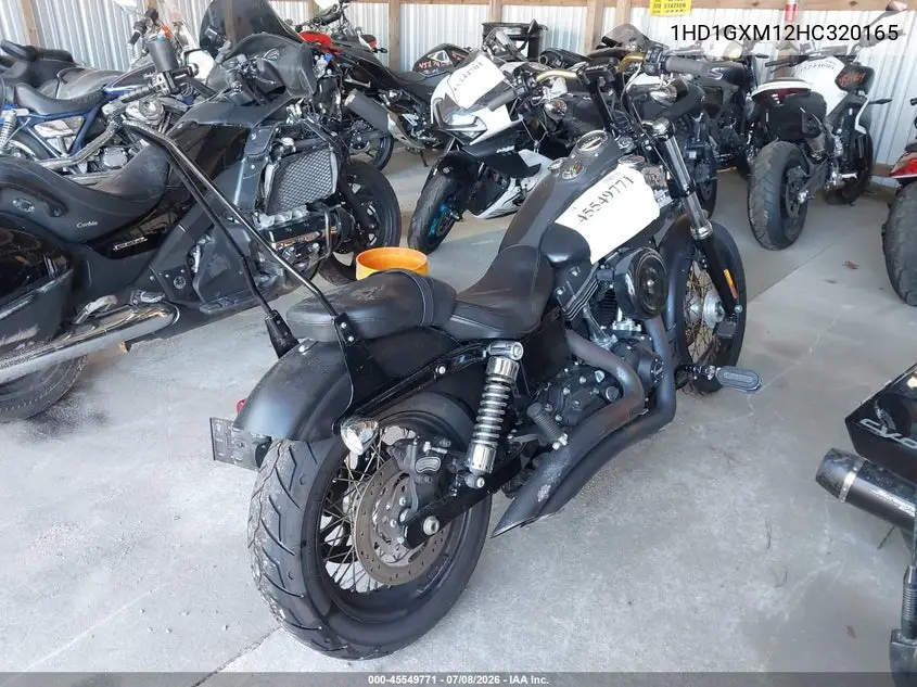 2017 Harley-Davidson Fxdb Dyna Street Bob VIN: 1HD1GXM12HC320165 Lot: 45549771