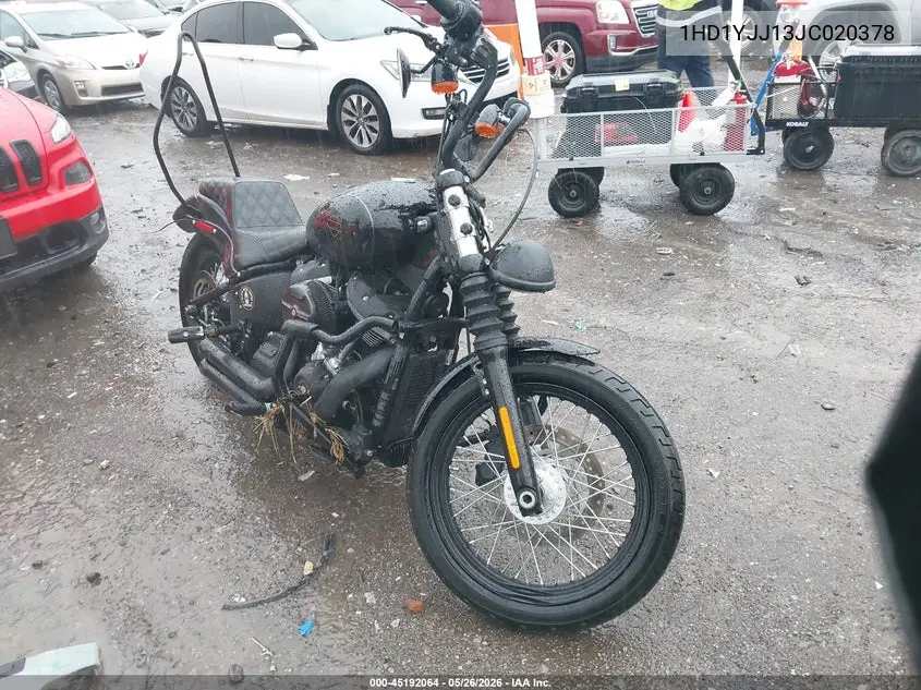 2018 Harley-Davidson Fxbb Street Bob VIN: 1HD1YJJ13JC020378 Lot: 45192064