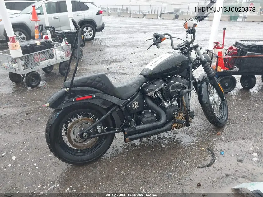 2018 Harley-Davidson Fxbb Street Bob VIN: 1HD1YJJ13JC020378 Lot: 45192064