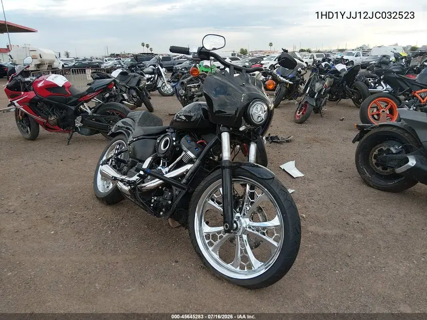 2018 Harley-Davidson Fxbb Street Bob VIN: 1HD1YJJ12JC032523 Lot: 45645283
