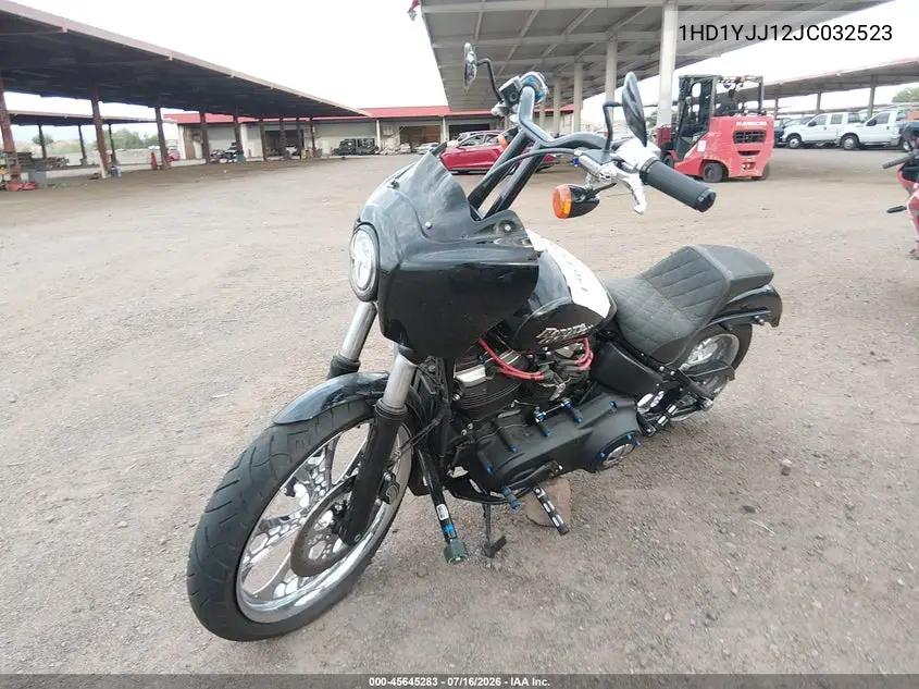 2018 Harley-Davidson Fxbb Street Bob VIN: 1HD1YJJ12JC032523 Lot: 45645283