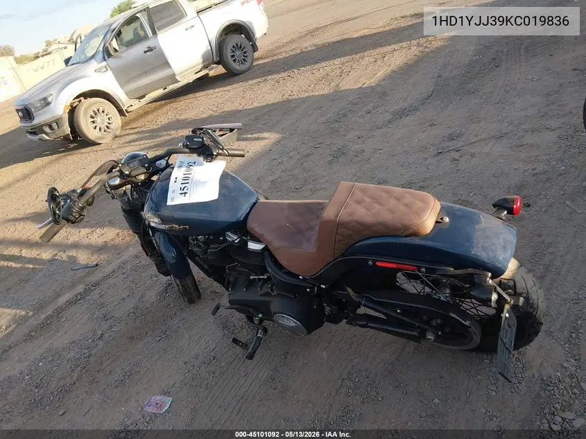 2019 Harley-Davidson Fxbb VIN: 1HD1YJJ39KC019836 Lot: 45101092