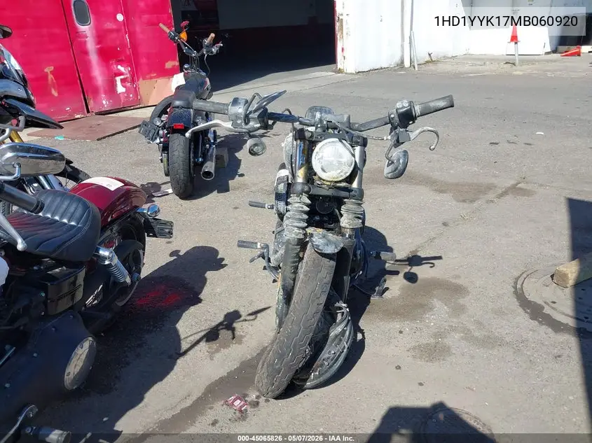 2021 Harley-Davidson Fxbbs VIN: 1HD1YYK17MB060920 Lot: 45065826