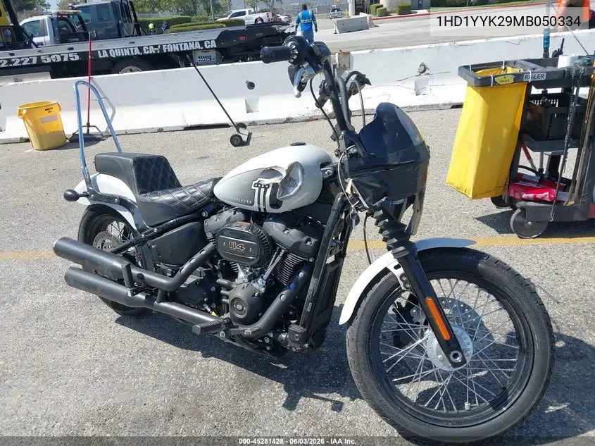 2021 Harley-Davidson Fxbbs VIN: 1HD1YYK29MB050334 Lot: 45281428