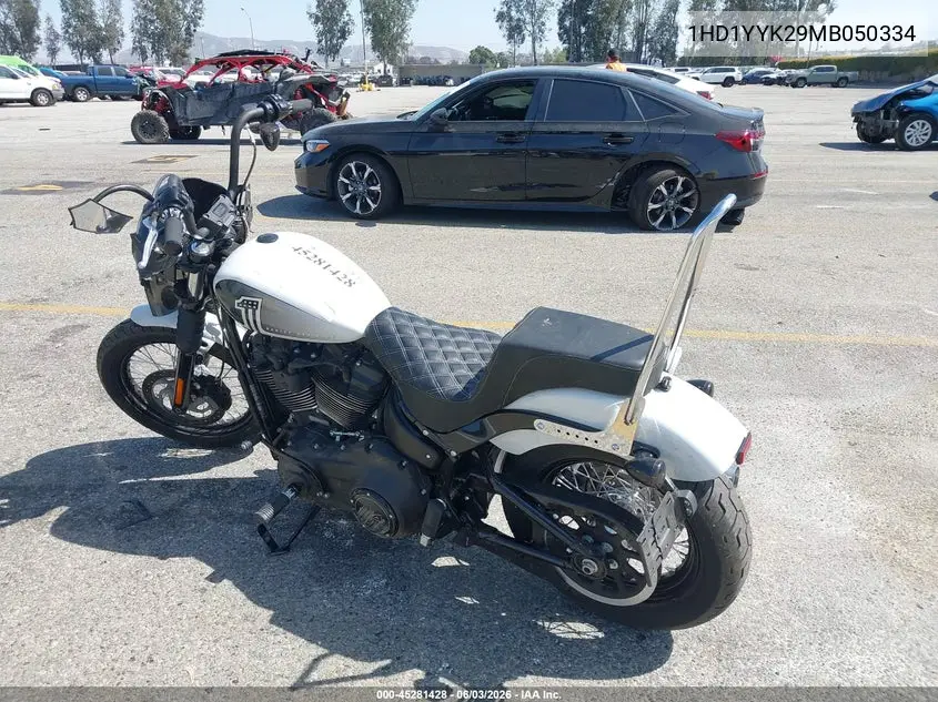 2021 Harley-Davidson Fxbbs VIN: 1HD1YYK29MB050334 Lot: 45281428