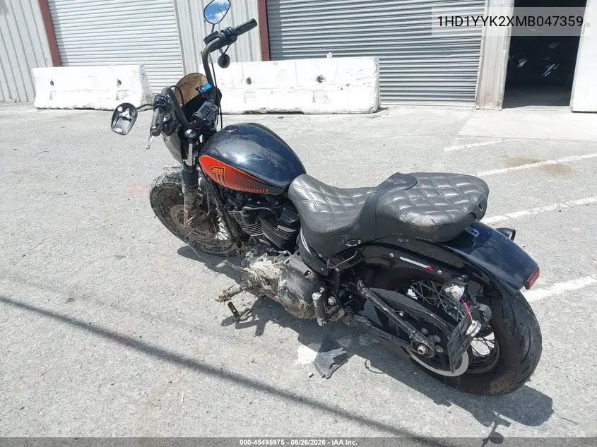 2021 Harley-Davidson Fxbbs VIN: 1HD1YYK2XMB047359 Lot: 45495975