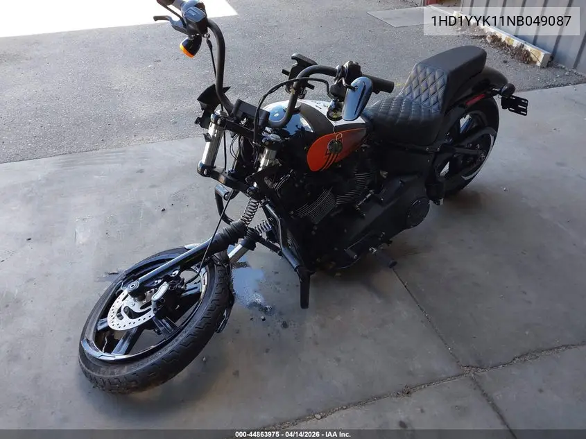 2022 Harley-Davidson Fxbbs VIN: 1HD1YYK11NB049087 Lot: 44863975