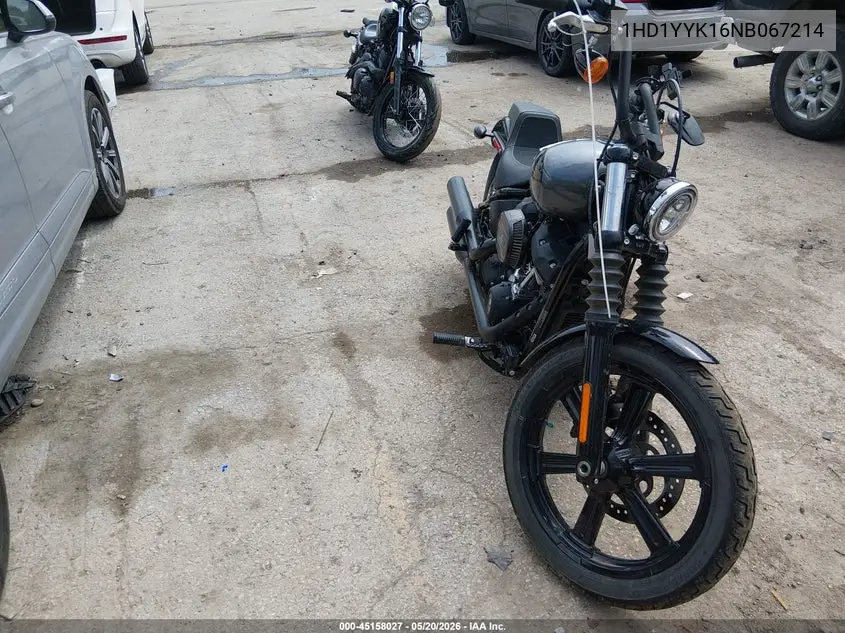 2022 Harley-Davidson Fxbbs VIN: 1HD1YYK16NB067214 Lot: 45158027