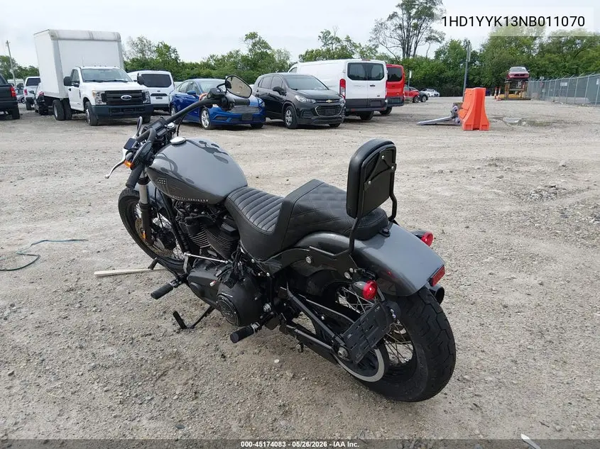 2022 Harley-Davidson Fxbbs VIN: 1HD1YYK13NB011070 Lot: 45174083