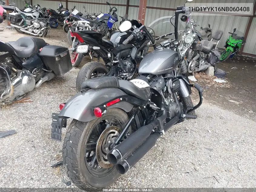 2022 Harley-Davidson Fxbbs VIN: 1HD1YYK16NB060408 Lot: 45195332