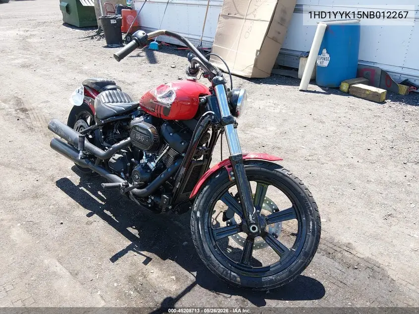2022 Harley-Davidson Fxbbs VIN: 1HD1YYK15NB012267 Lot: 45208713