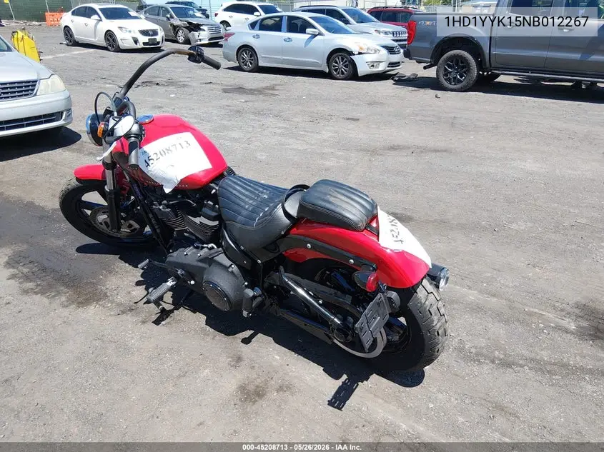 2022 Harley-Davidson Fxbbs VIN: 1HD1YYK15NB012267 Lot: 45208713