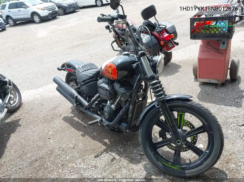2022 Harley-Davidson Fxbbs VIN: 1HD1YYK18NB012876 Lot: 45368310