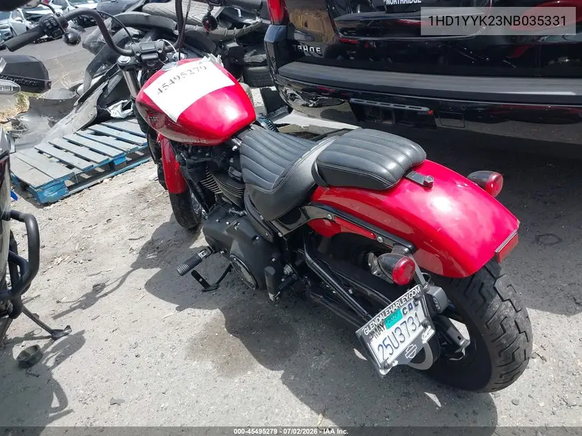2022 Harley-Davidson Fxbbs VIN: 1HD1YYK23NB035331 Lot: 45495279