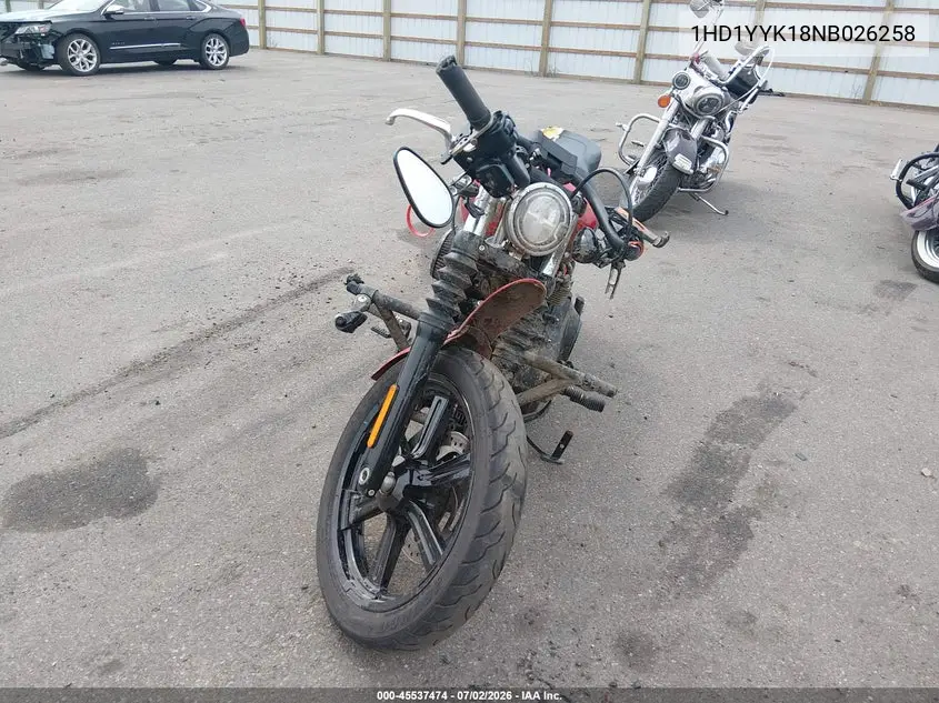 2022 Harley-Davidson Fxbbs VIN: 1HD1YYK18NB026258 Lot: 45537474