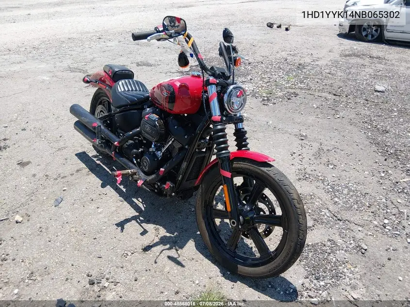 2022 Harley-Davidson Fxbbs VIN: 1HD1YYK14NB065302 Lot: 45568016
