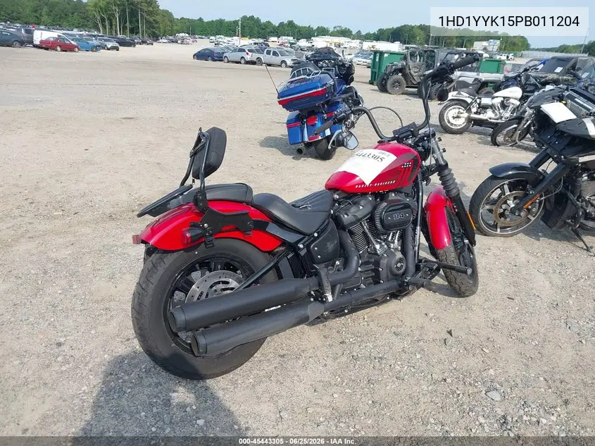 2023 Harley-Davidson Fxbbs VIN: 1HD1YYK15PB011204 Lot: 45443305