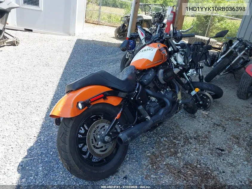 2024 Harley-Davidson Fxbbs VIN: 1HD1YYK10RB036398 Lot: 45518161