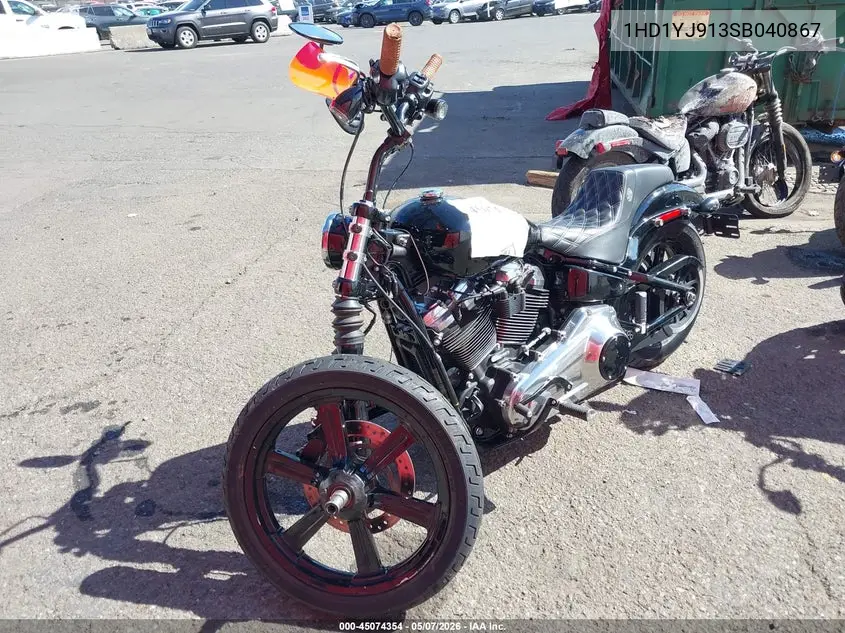 2025 Harley-Davidson Fxbb VIN: 1HD1YJ913SB040867 Lot: 45074354
