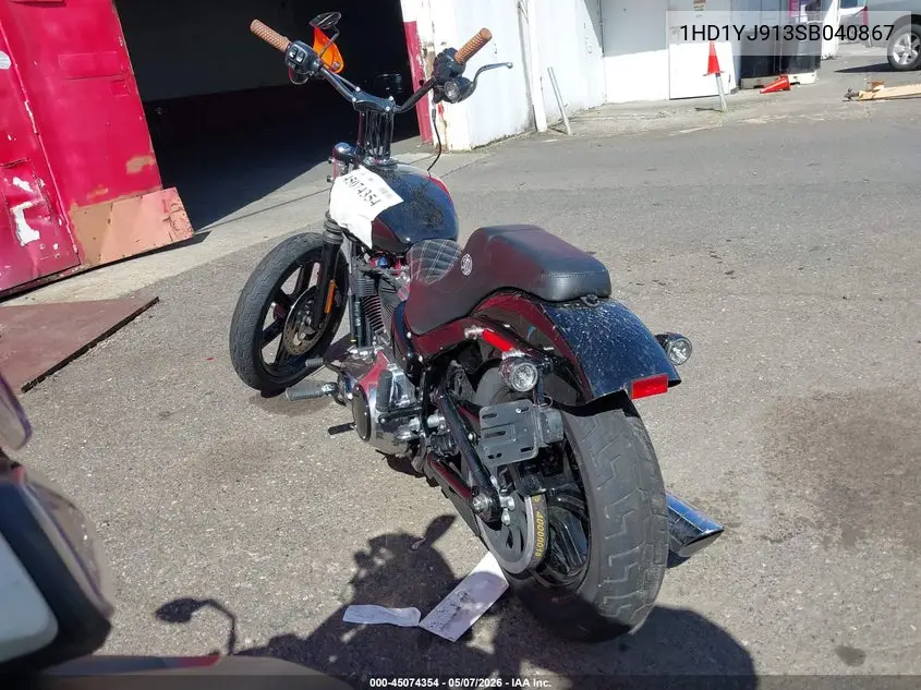 2025 Harley-Davidson Fxbb VIN: 1HD1YJ913SB040867 Lot: 45074354
