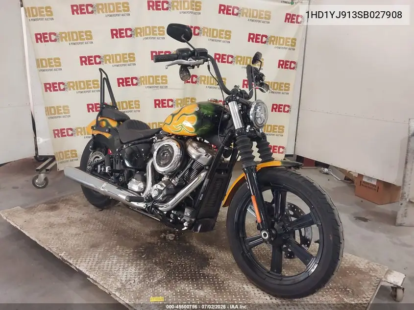 2025 Harley-Davidson Fxbb VIN: 1HD1YJ913SB027908 Lot: 45500756