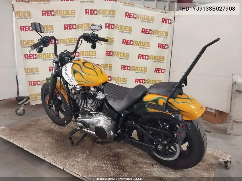 2025 Harley-Davidson Fxbb VIN: 1HD1YJ913SB027908 Lot: 45500756