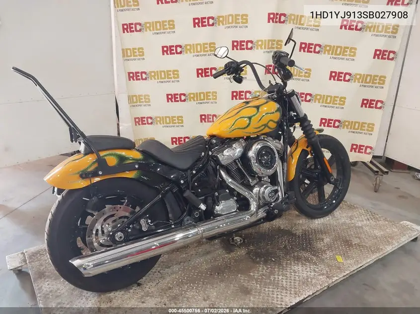 2025 Harley-Davidson Fxbb VIN: 1HD1YJ913SB027908 Lot: 45500756