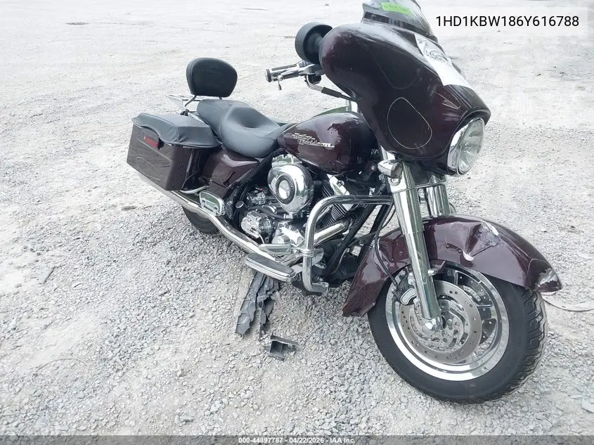 2006 Harley-Davidson Flhxi VIN: 1HD1KBW186Y616788 Lot: 44897787