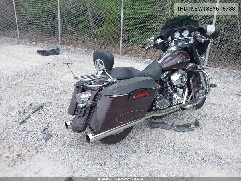 2006 Harley-Davidson Flhxi VIN: 1HD1KBW186Y616788 Lot: 44897787