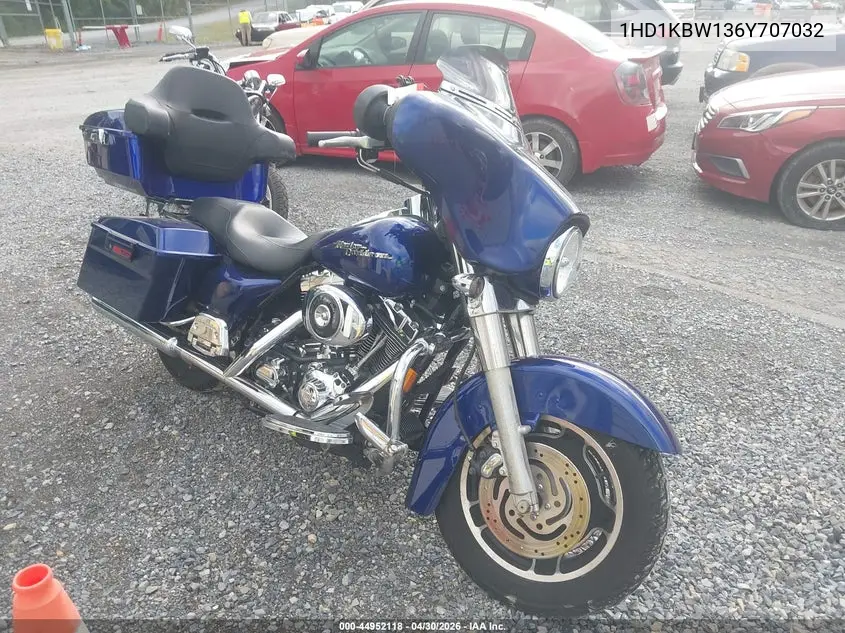 2006 Harley-Davidson Flhxi VIN: 1HD1KBW136Y707032 Lot: 44952118