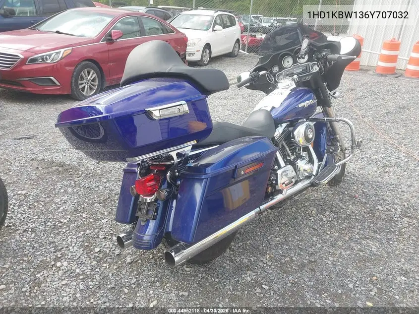 2006 Harley-Davidson Flhxi VIN: 1HD1KBW136Y707032 Lot: 44952118